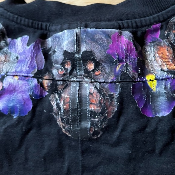 Givenchy Ricardo Tisci “Angry Dog” tshirt Sz M black purple Rottweiler - Picture 8 of 9